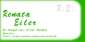 renata eiler business card